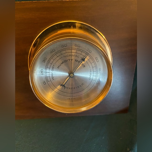 Springfield instrument co MCM thermometer humidity gauge vintage - Picture 6 of 7